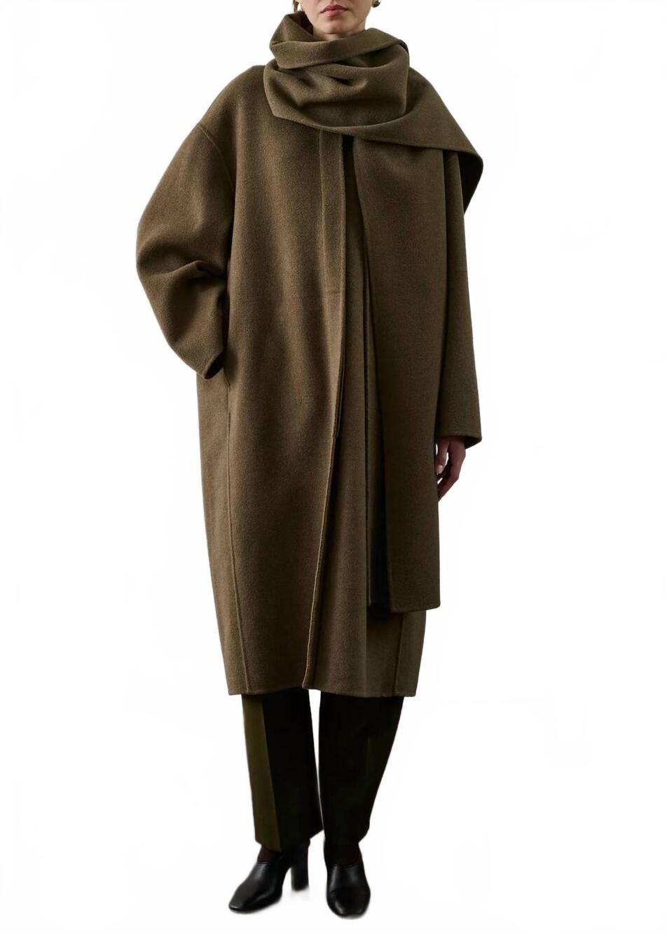 NEW SOEUR finn long coat in beige